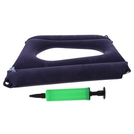 Healvian Inflatable Hollow Seat Cushion for Wheelchair and Office Chair Pressure Relief Pad for Bedridden Patients Travel-Friendly Material Portable Comfort