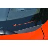 23766 C8 Corvette AMPLIFY ORANGE 'TEAM CORVETTE' PLAIN BLANK VINYL