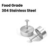 304 Stainless Steel Hamburger Press Patty Maker, Food Grade 4.45"
