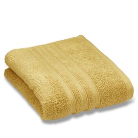 Catherine Lansfield Zero Twist Soft & Absorbent Cotton Bath Towel Ochre Yellow
