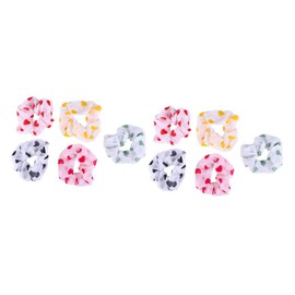 Minkissy 2sets Girls Hair Ropes Girls Scrunchies Softball Head Tie Elastic Hair Bands for Women Summer Accessory 10pcs*2
