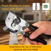 Upgraded Efficient Manual Can Opener - Selected Solid Wood Handle,