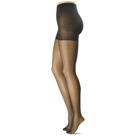 Berkshire Women's Silky Extra Wear Sheer Control Top Pantyhose 4428, Fantasy Black, 2