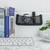 BSBSDJB 2pcs Car Interior Body Edge Black Elastic Net Storage