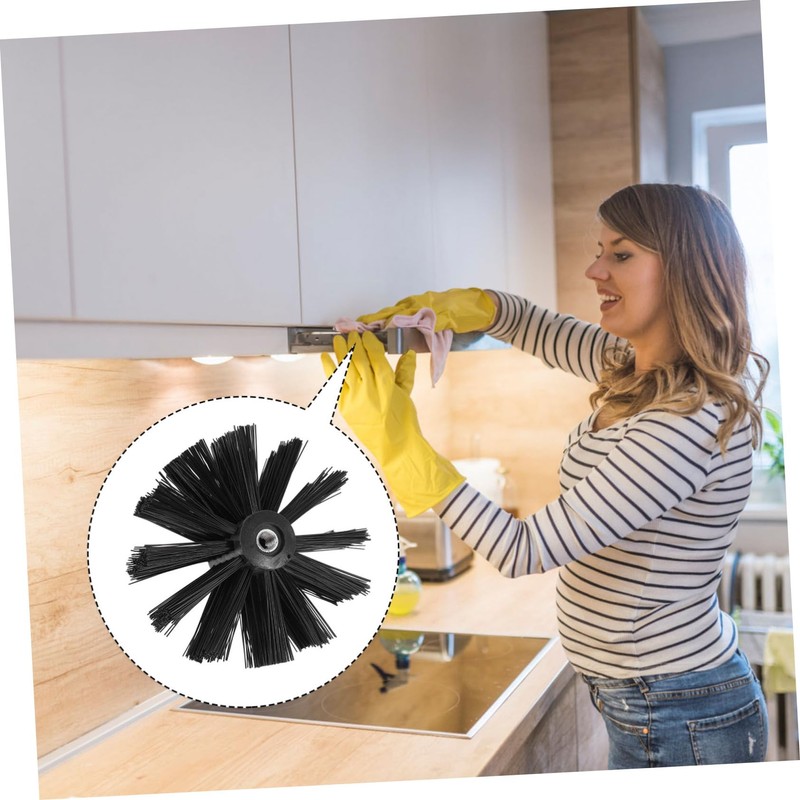 MERRYHAPY 2sets Cost Chimney Brush Head Dryer Vent Brush Without