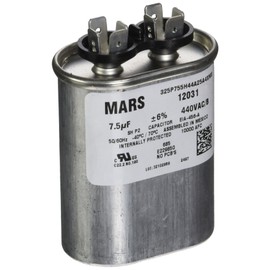 MARS - Motors & Armatures 12031 7.5 Micro-Farad Single Section Run Capacitor, Oval