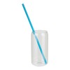 Cool Gear 10-Pack Reusable 11 Inch Drinking Straws | Eco-Friendly,