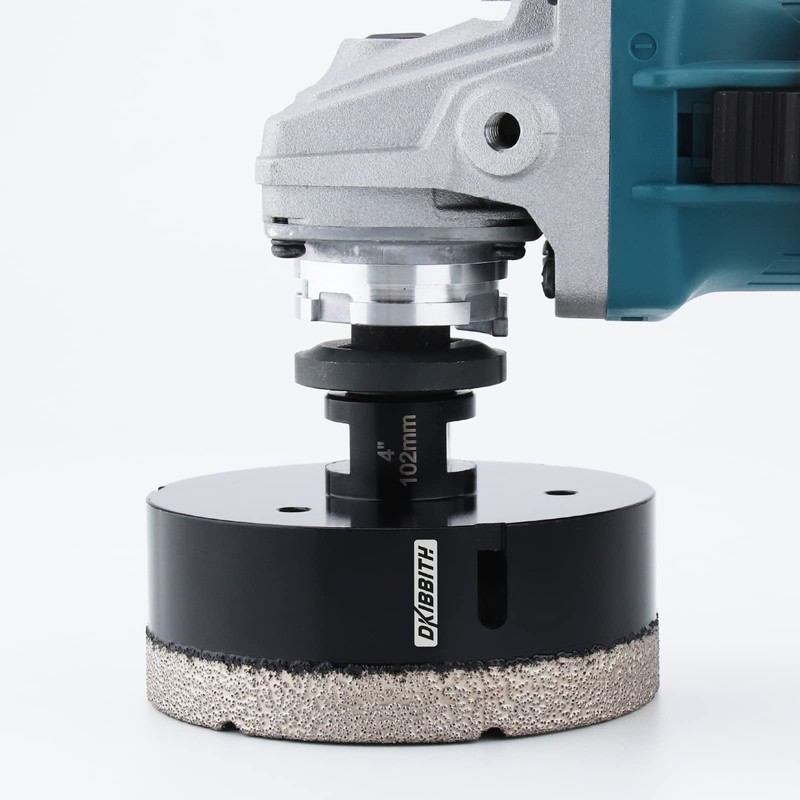 DKIBBITH 4 inch Diamond Hole Saw, 102mm Hole Saw for