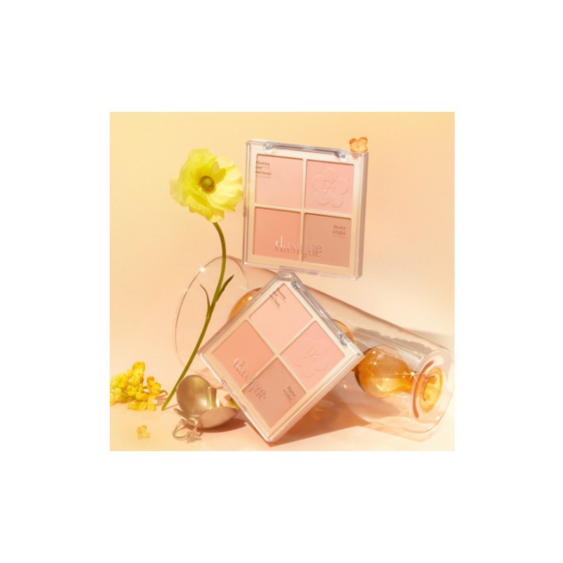 DASIQUE Golden Flower Collection Set (Shadow + Cheek +Tint) 3items
