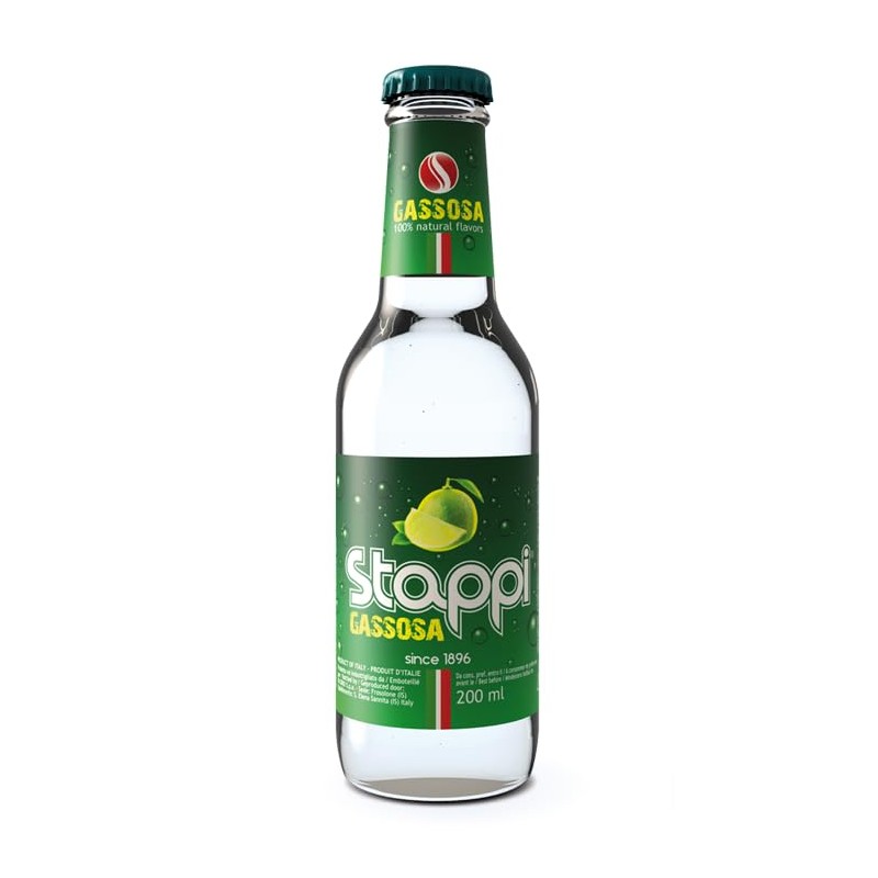 Stappj Gassosa Soda, 4 X 6.8 fl. 200 ml. Lemon
