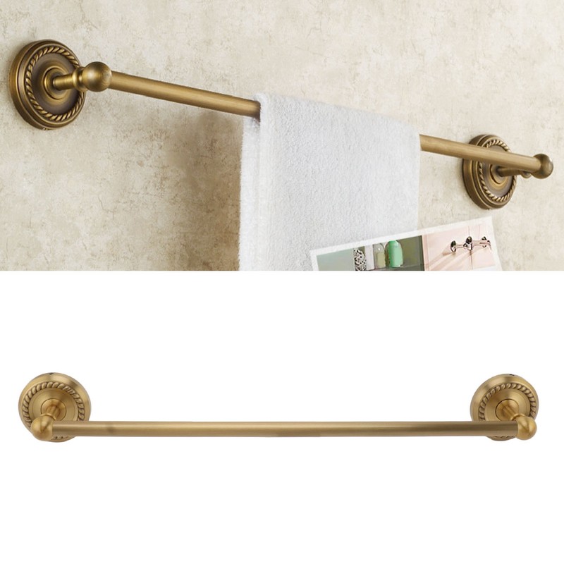 Copper Towel Bar European Style Bathroom Single Bar Towel Rack