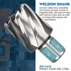 XCAN Annular Cutter Set 6 Pcs Weldon Shank 3/4” Cutting