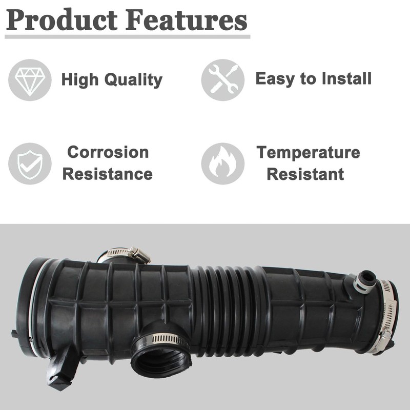 AUCERAMIC Engine Air Intake Hose with Clamps Fit for 2001-2002