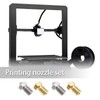 EMSea 16-Piece 3D Printer Nozzle Set, Size 0.2 mm, 0.4