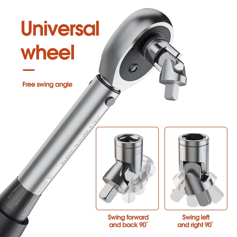 DSBYKJ 17 Piece Small Torque Wrench Set (5-30nm), 1/4" Drive