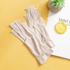 SCOLORKI Silk Gloves, 100% Silk, Women's, UV Protection, Smartphone Compatible,