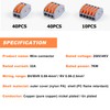 Zhushan 90 PCS Lever Wire Nuts Connectors Kit - Electrical