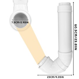 BOUTICOL Automatic Chicken Feeder with 2 Covers Duty PVC Pipe No Waste Chicken Coop Feeder 6.6 Pounds Large Chicken Feeder Hanging Chicken Feeder