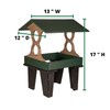 JCs Wildlife Medium Ground Fly Thru Bird Feeder - Holds