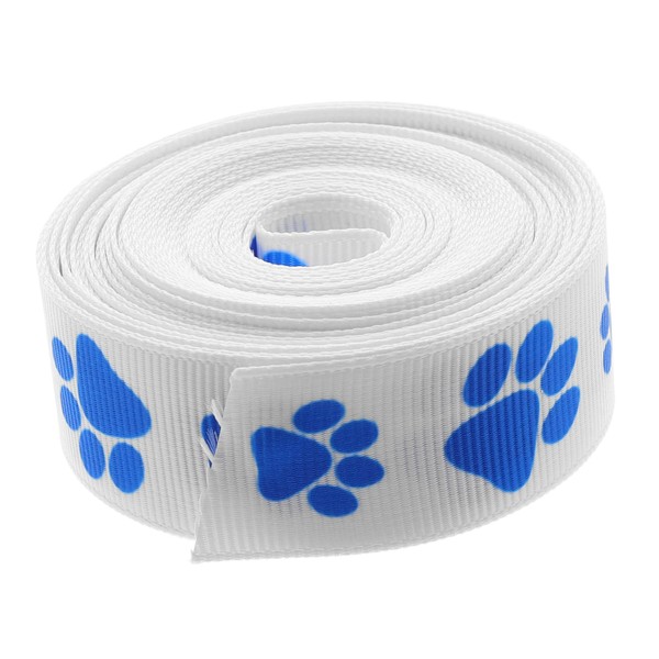 PACKOVE 1roll Paw Print Ribbon for Wrapping and Projects Pet