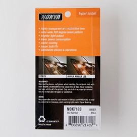 NOKYA 1157 BAY15d LED Amber 3W 85Lm Made in Taiwan (1pc) NOK7189