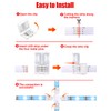 GANZQH 4 Pin LED Light Strip Connectors Set for 8