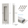 Malimali 6 Inch Recessed Finger Flush Pulls for Pocket Door