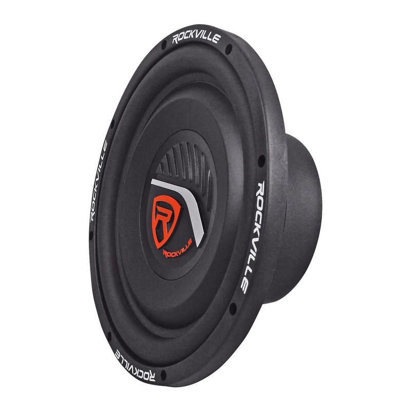 Rockville W12T4S4 12" Shallow 1400w Peak Car Subwoofer Sub 350w