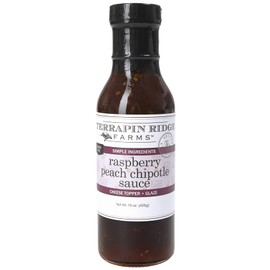 Terrapin Ridge Farms Raspberry Peach Chipotle Sauce – One 15 Fluid Ounce Bottle
