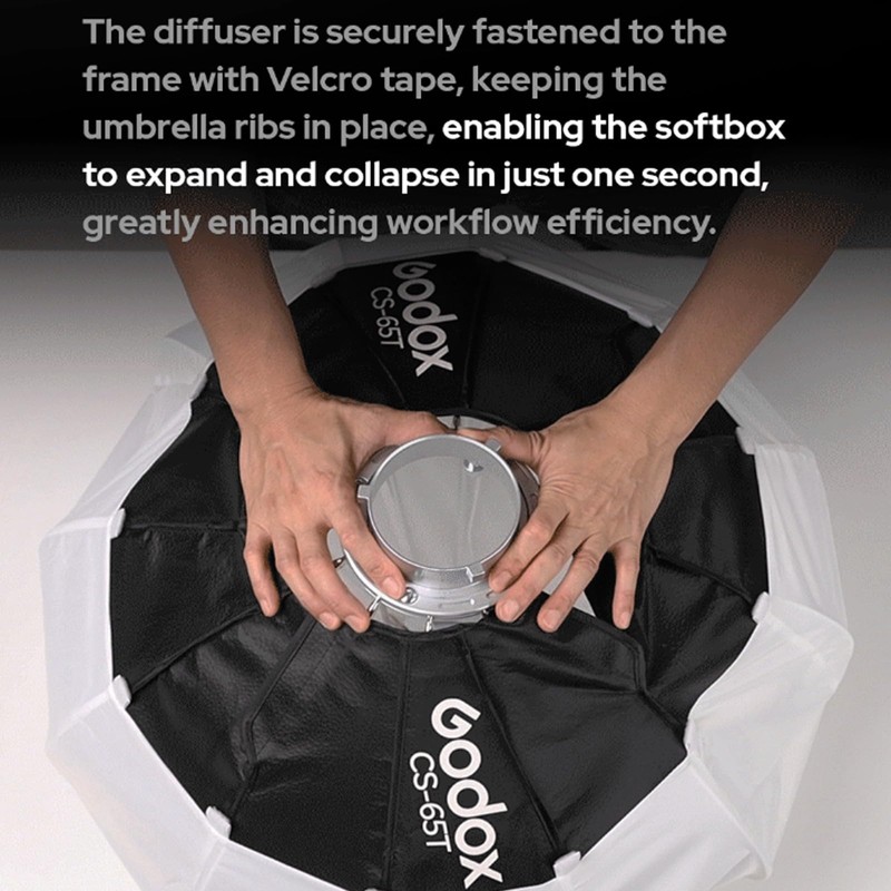 Godox CS-65T 65cm/25.6inch Lantern Softbox with Skirt, Bowens Mount Soft