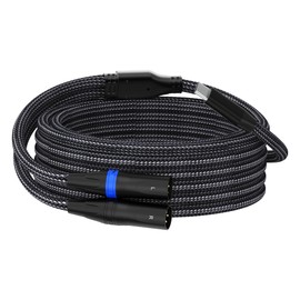 ZTOXLR USB C to Dual XLR Male Audio Cable,USB C to 2 XLR Male Stereo Power Amplifier Cable,Mobile Phone USB c Connection Active Speaker, Power Amplifier Audio Cable-6.6Feet