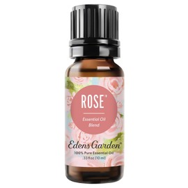 Edens Garden Rose Essential Oil Blend – 100% Pure Therapeutic Grade, Aromatherapy, Relaxation, Skin Therapy, Clean Perfume & Fragrance Alternative, Floral Aroma for Diffusers & DIY 10 ml (.33 fl oz)