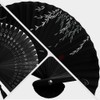 Mawaki Men's Ladies' Folding Fan, Bamboo Ribs, Lightweight, Japanese Pattern,
