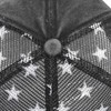 YULOONG Vintage Half Mesh Baseball Cap Embroidery USA Flag Stars