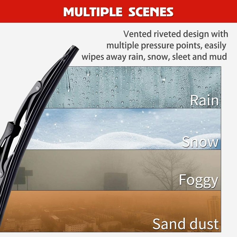 Replacement for Dodge Ram 1500, 2500, 3500, 4500 Windshield Wiper