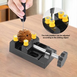 mizikuu 37 Piece Mini Hand Drill Set for Crafts, Comius Sharp Pin Vice Precision Twist Drill with Mini Drill Vice Manual Drill Set for Models Hobby DIY 0.3-1.2mm PCB Drill