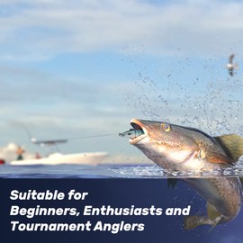 8-Segment Multi-Jointed Fishing Lures, 3D Lifelike Eyes Slow Sinking Fishing Tackle, Fishing Bait with Premium Fishing Hooks - Great Fishing Accessories for River, Lake & Sea Fishing