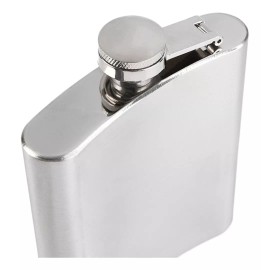 Hip Flask Licorera 8oz 240ml Acero Anforita Botella De Bolsillo