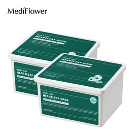 Mediflower 메디플라워 데일리 365 어성초 마스크 30매x2 Mediflower Daily 365 Mugwort Mask 30 Sheets x 2
