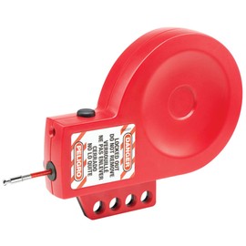 Master Lock Lockout Device with Retractable Cable [Steel Cable with Red Plastic Coating] – Security, Lock – S856