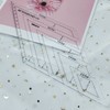 4 Pieces Quilting Template, Quilting Patchwork Ruler, Hexagon Quilting Ruler,