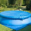 Round Pool Cover Dust Protector for Inflatable Family Pool Waterproof