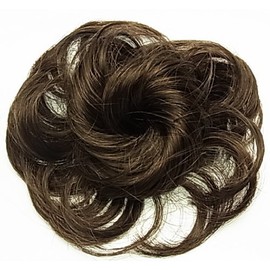 Shushu Wig for Volume Enhancement, Bun Extensions - lt brn