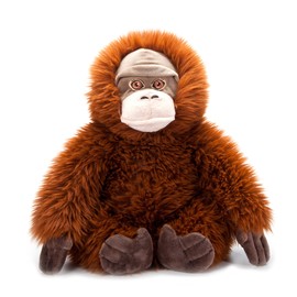 The Petting Zoo Female Orangutan Stuffed Animal Plushie, Gifts for Kids, Earth Keeperz Wildlife Animals, Zoologee Female Orangutan Plush Toy, 11 inches