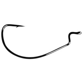 Gamakatsu Worm EWG Hooks - Black Size #4