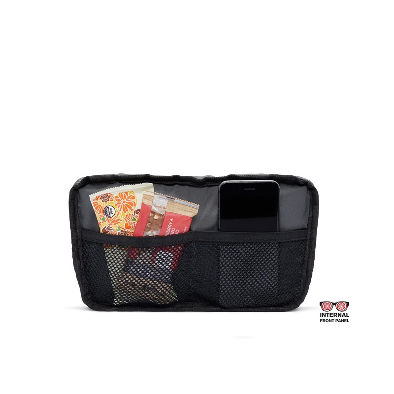 Chrome Industries Doubletrack Frame Bag, Black (Black 19-3911tcx), S, Frame