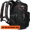 WELKINLAND 46-Pockets Electrician Backpack, Full-Open Tool Backpacks, Heavy Duty Tools