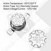 uxcell 4 Pcs KSD301 Thermostat 125°C/257°F 16A Normally Closed N.C