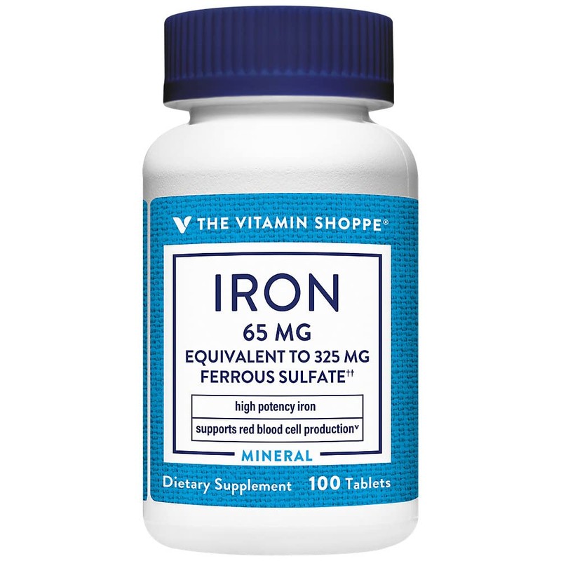 The Vitamin Shoppe Iron 65 MG - Red Blood Cell