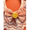 Collar Rosa Para Gatos Y Perros, Babero De Encaje Y